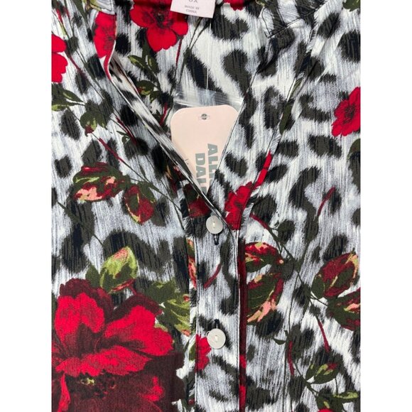 Allison Daley Woman 3X Long Sleeve Button Up Blouse NWT - Picture 4 of 12